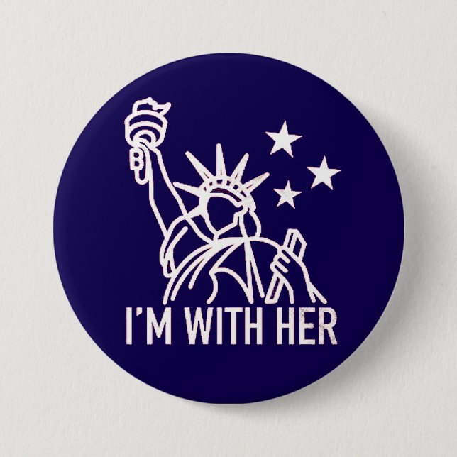 I'm With Her Button (Front)