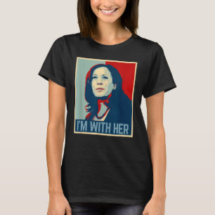 I'm With Her Kamala Harris for President 2024 T-Shirt