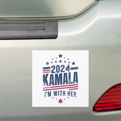 Im With Her Kamala Vote For 2024 Kamala_Harris Car Magnet