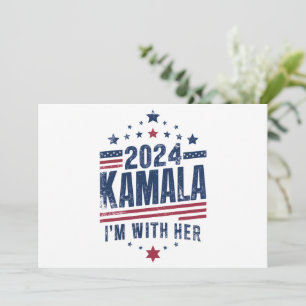 I'm With Her Kamala Vote For 2024 Kamala-Harris Invitation