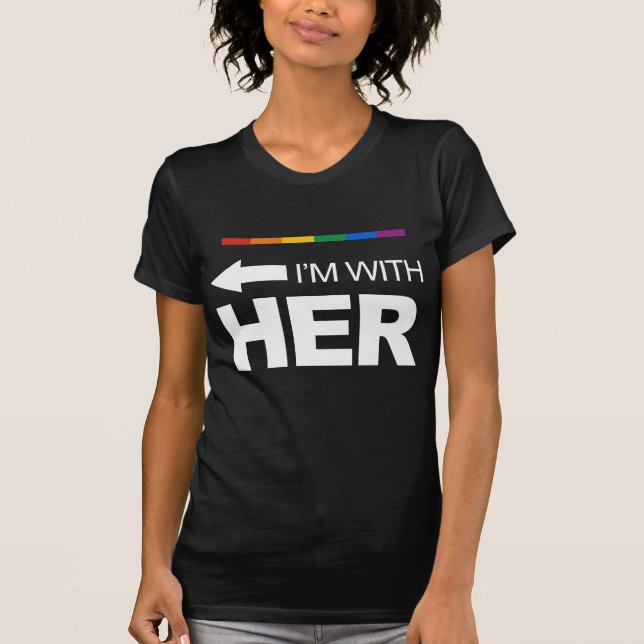 I'm with her (left) -.png T-Shirt (Front)