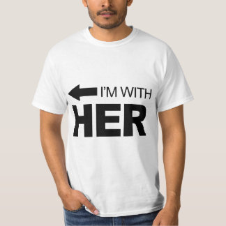 I'm with her (left) T-Shirt