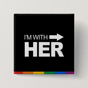 I'm with her (right) -.png pinback button