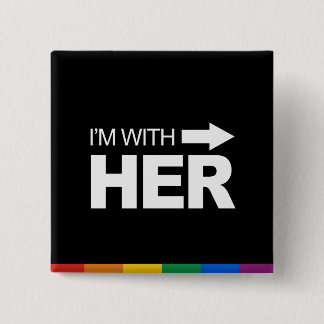 I'm with her (right) -.png pinback button