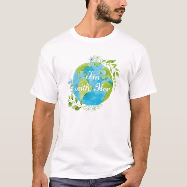 I'm With Her T-Shirt (Front)
