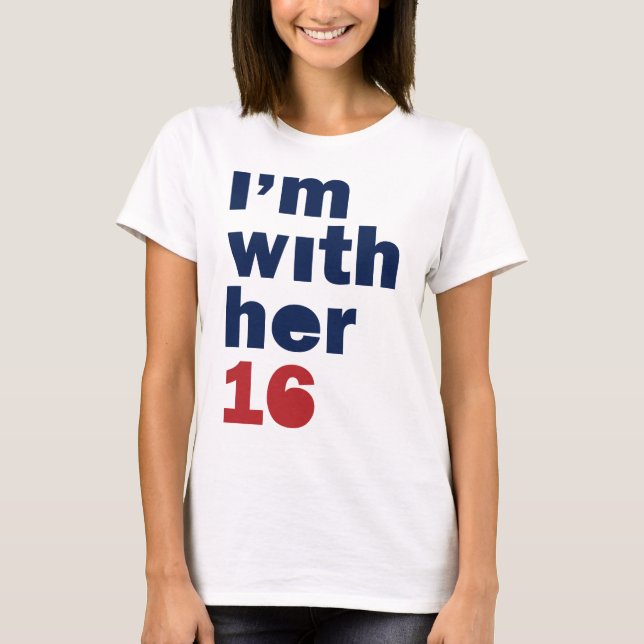 I'm With Her Tank Top - Hillary Womens Tank Top (Front)