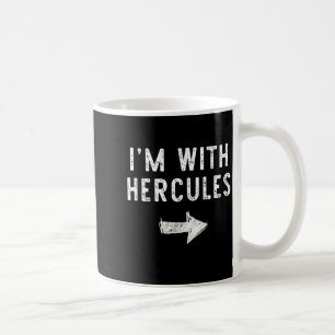 Im with Hercules Funny Halloween Couple Costume Coffee Mug