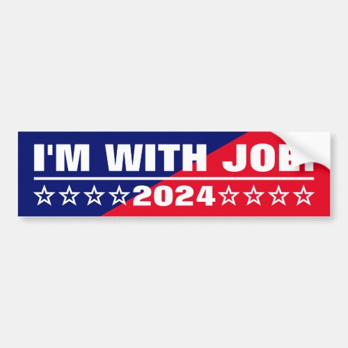 Im with Joe American 2024 Presidential Elections Bumper Sticker