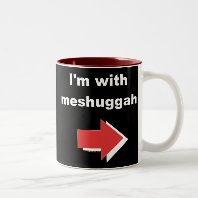 I'm With Meshuggah Mug (Right)