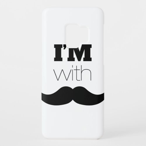 Im With Mustache Case_Mate Samsung Galaxy S9 Case