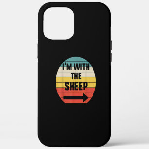 Im With Sheep   Halloween Matching Couple Gift iPhone 12 Pro Max Case