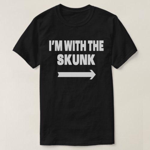 Im With Skunk Easy Halloween Matching Couples T_Shirt