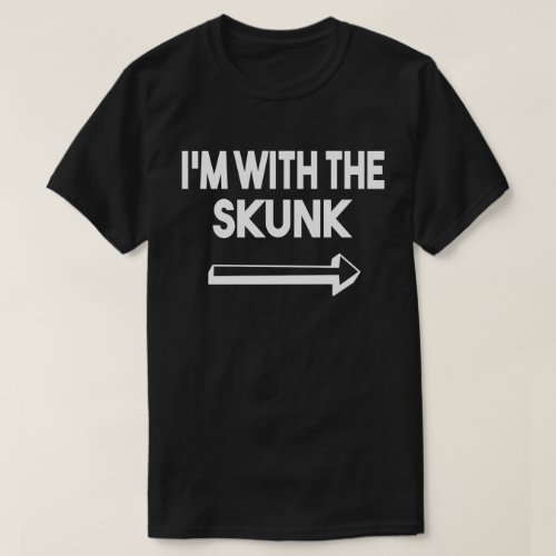 Im With Skunk Easy Halloween Matching Couples T_Shirt