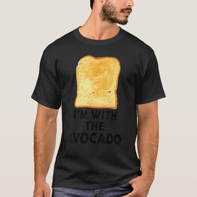 I'm With The Avocado Costume Kids Baby Adult Toast T-Shirt (Front)