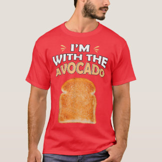 Im with the AvocadoAvocadolovers & Toast Halloween T-Shirt