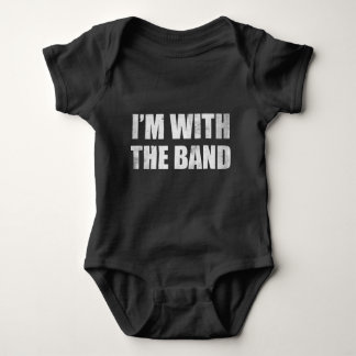 I'm With The Band Baby Bodysuit