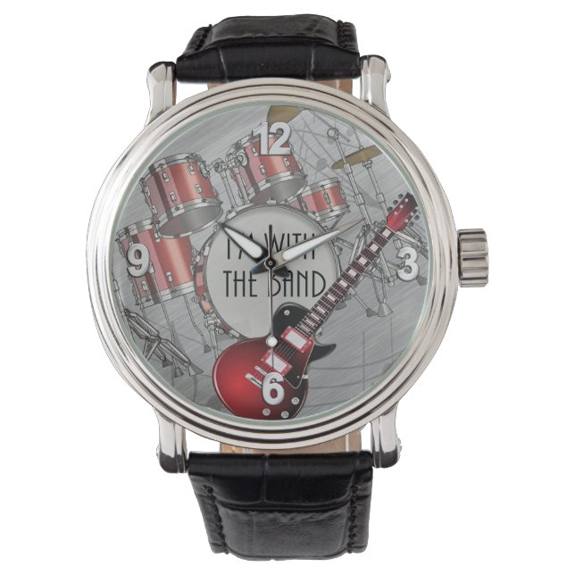 I'm With the Band Drums Mens Watch (Front)