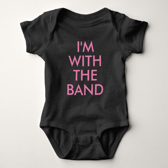 I'm with the band | Kids Boy or Girl T-shirt Baby Bodysuit (Front)