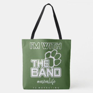 I'm with the band tote slidell high mom life bag
