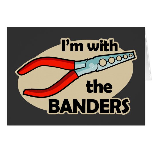 I'm With The Banders Cards (Front Horizontal)