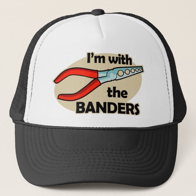 I'm With The Banders Trucker Hat (Front)