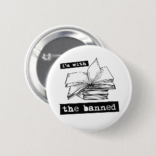 i'm with the banned books button