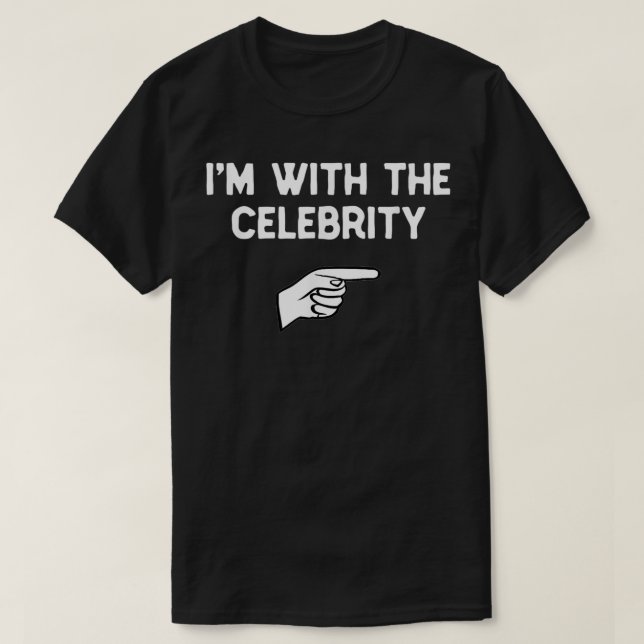 I'm With The Celebrity Costume Halloween Matching  T-Shirt (Design Front)