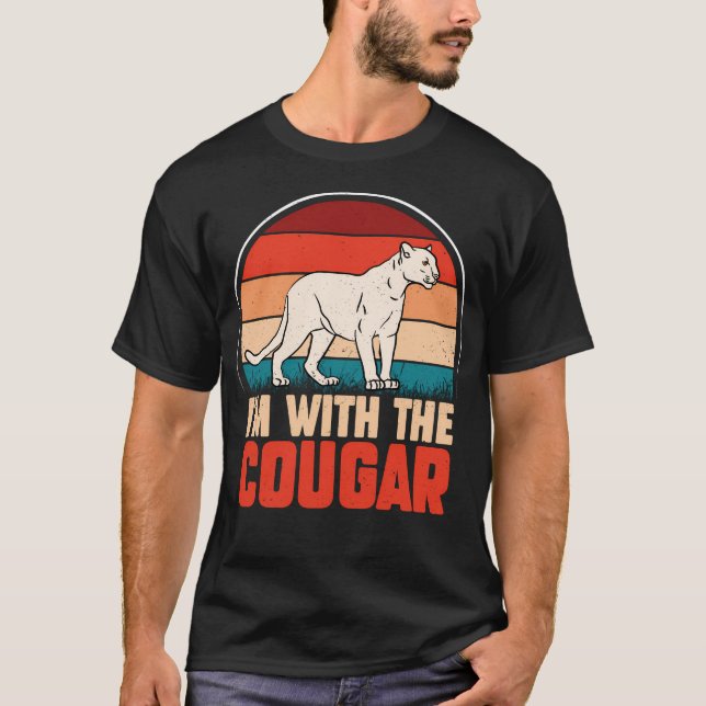 I'M With The Cougar T-Shirt (Front)
