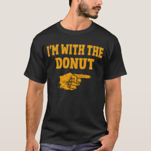 I'm With The Donut Funny Couple Halloween Costume T-Shirt