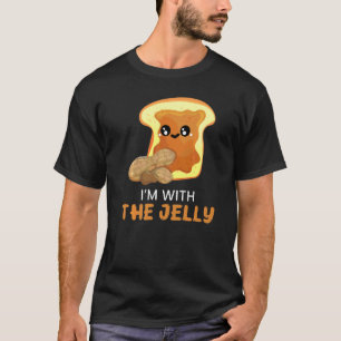 I'm With The Jelly Peanut Butter Food Graphic T-Shirt