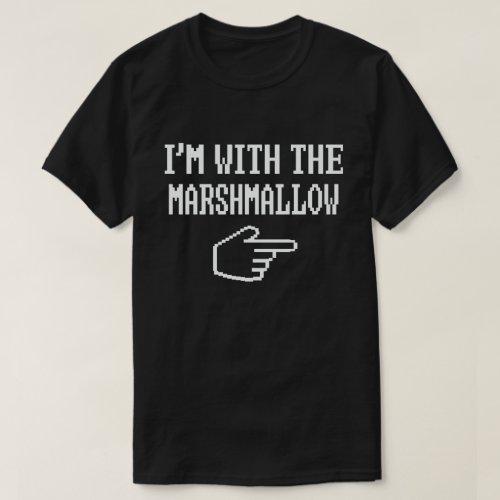 Im With The Marshmallow Funny Couple Halloween T_Shirt