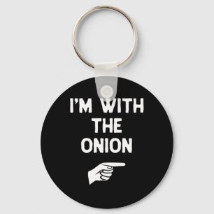 I'm With The Onion Costume Halloween Matching Part Keychain