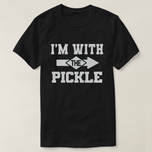 Im With The Pickle Funny Couple Halloween Costume T_Shirt