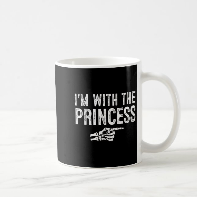 I'm With The Princess Easy Costume Halloween Coupl Coffee Mug (Right)