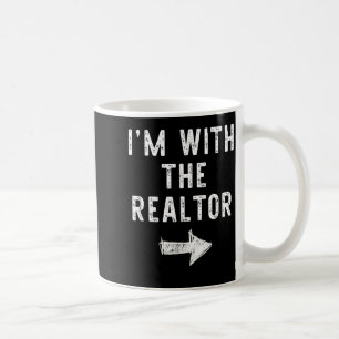 Im with The Realtor Funny Halloween Couple Costume Coffee Mug