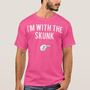I'M With The Skunk Halloween Party Matching Skunk T-Shirt