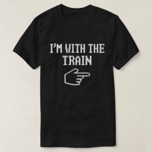 I'm With The Train Matching Halloween Costume T-Shirt