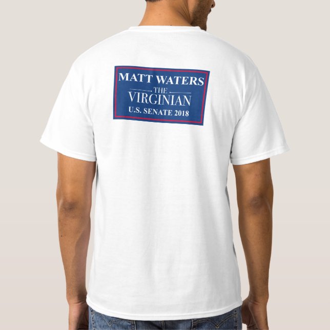 I'm with The Virginian t-shirt (Back)