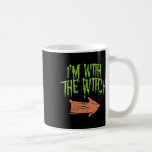 Im With The Witch Fun Husnd Halloween Costume For  Coffee Mug