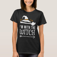 I'm With The Witch Halloween Couples Costume