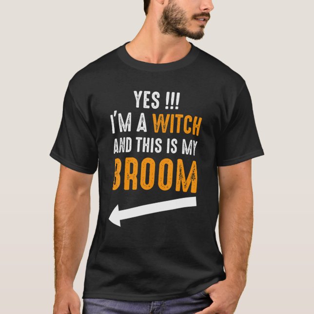 I'm With The Witch S Troll Version T-Shirt (Front)