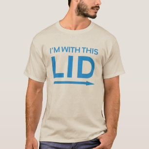 'I'M WITH THIS LID' right Radio Ham's T-Shirt