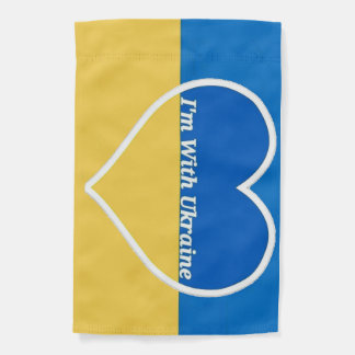 I'm With Ukraine Garden Flag