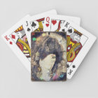 I'm with Wig Floral Bicycle Playing Cards