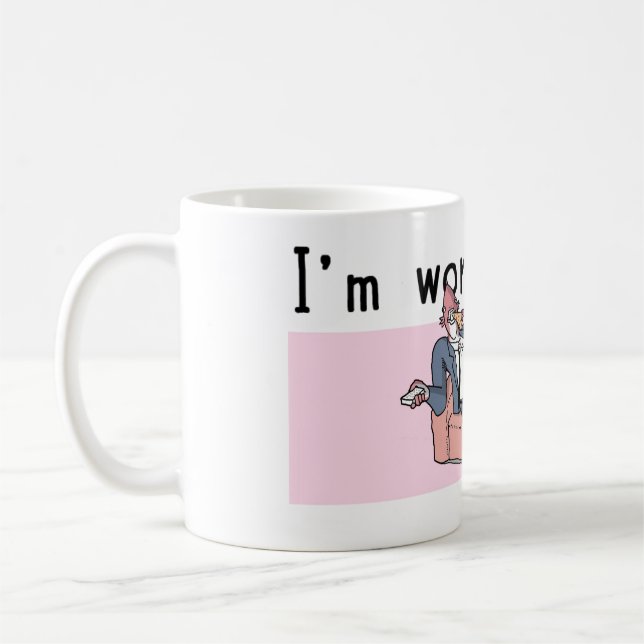 I'm working on it Mug (Left)