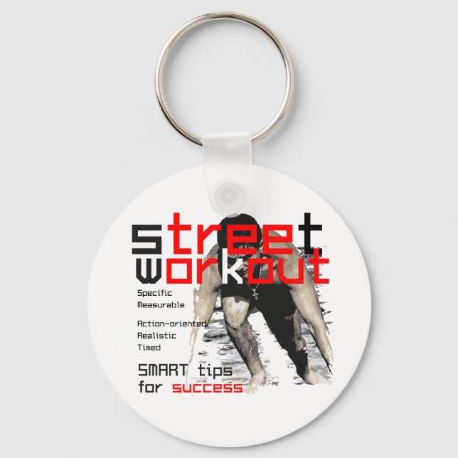 i'm workout keychain (Front)