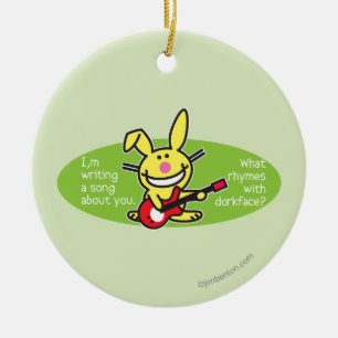 I'm Writing A Song Ceramic Ornament