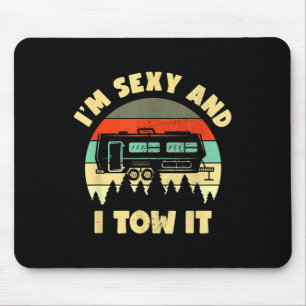 Im Y And I Tow It, Caravan Camping Rv Trailer, Cam Mouse Pad