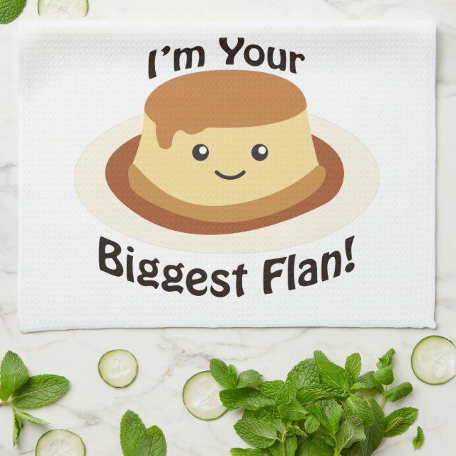 I'm your biggest flan! towel (Folded)