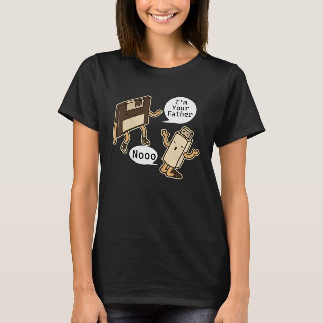 I'm Your Father Noooo Floppy Disk and USB Stick 1 T-Shirt (Front)